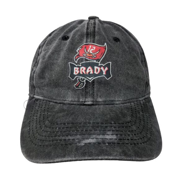 Tampa Bay Buccaneers Brady Slideback Hat Gray One Size Adjustable 6 Panel - Picture 1 of 7